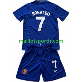 Maillot de Foot Manchester United Cristiano Ronaldo 7 2008-2009 Retro Enfant Troisieme